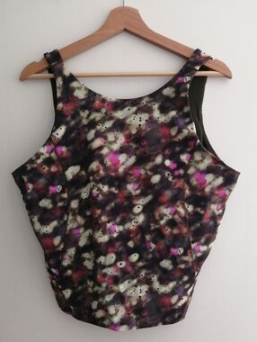 Lululemon Plus Size Align High Neck Tank Focus Splatter Green Size 20
